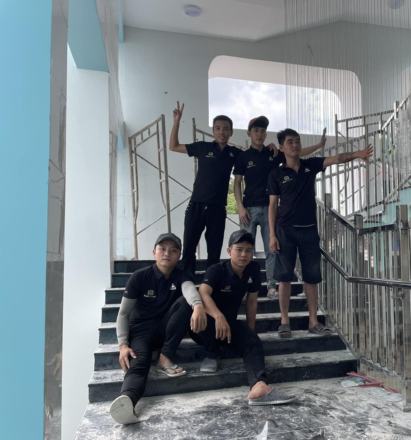 Thi công lưới an toàn trường học UY TÍN đội thợ của công ty Funismart