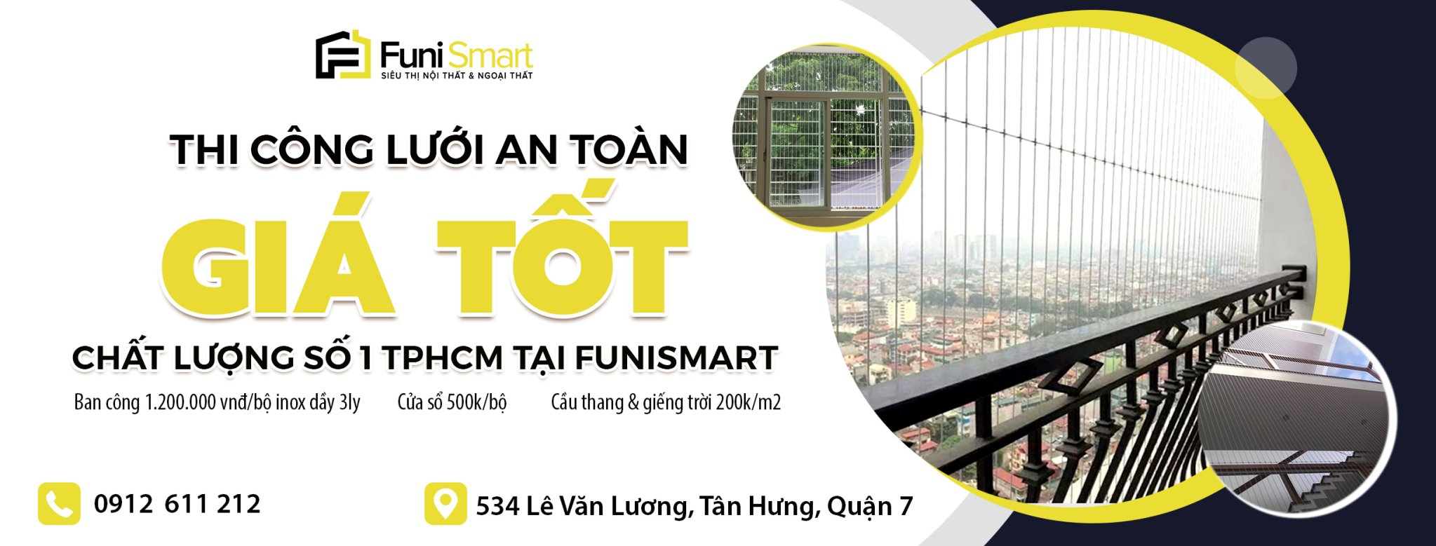 Lưới An Toàn Ban Công giá rẻ tphcm