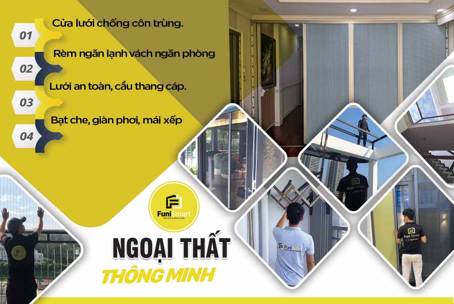 Ngoại thất nội thất ngoài trời thông minh funismart